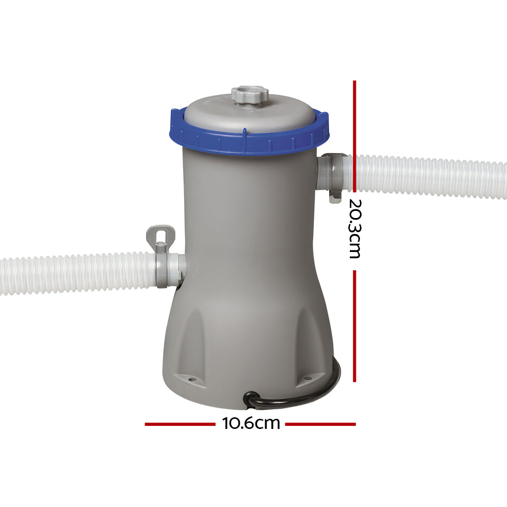 Bestway Pool Pump Cartridge Filter 800GPH 3028L/H Flowclear Filters Cleaner