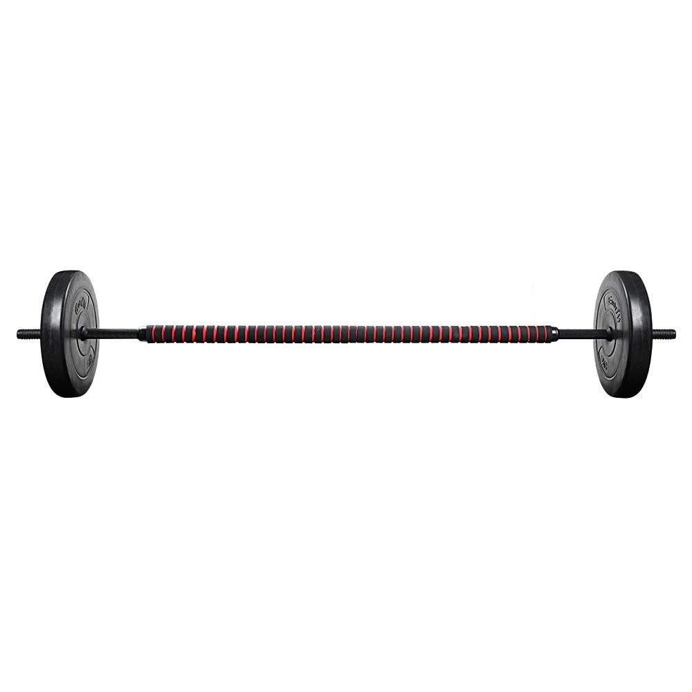 Everfit 22.5KG Barbell Set Weight Plates Bar Fitness Exercise Home Gym