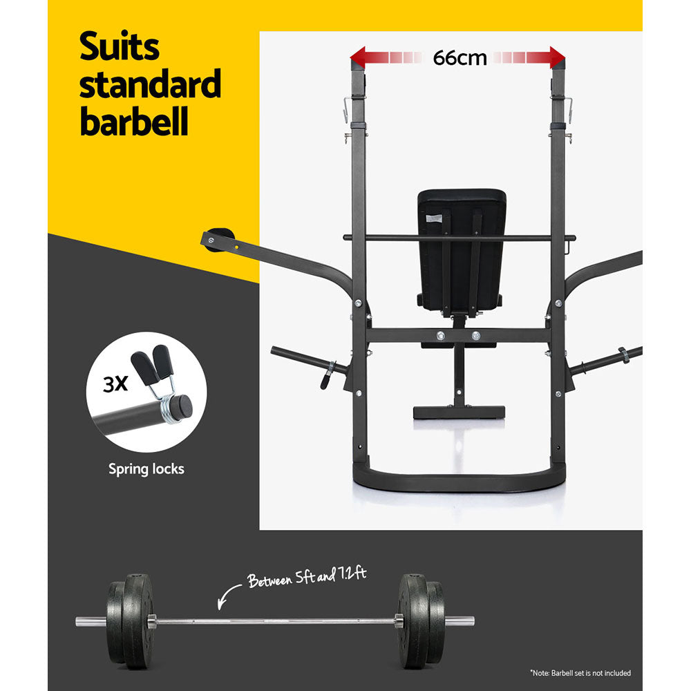 Everfit Weight Bench Press 8In1 Multi-Function Power Station Gym Equipment