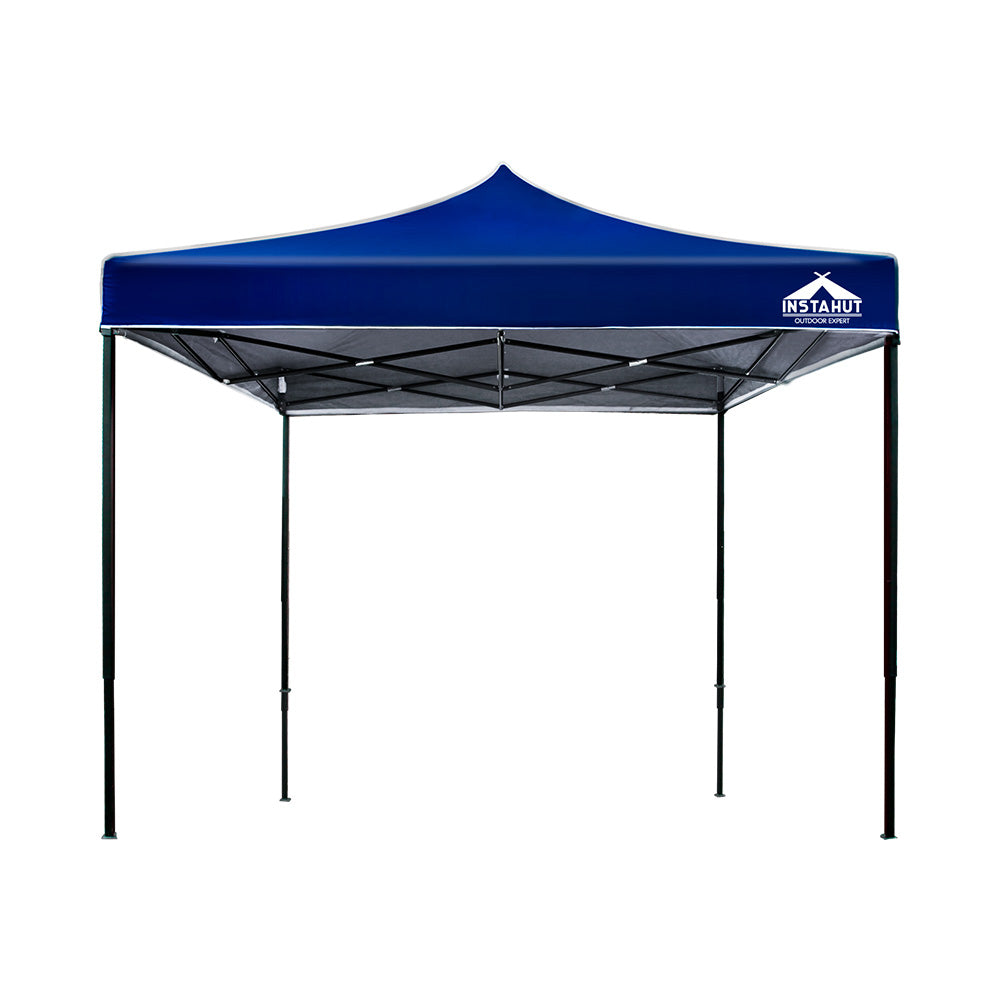 Instahut Gazebo Pop Up Marquee 3x3 Outdoor Tent Folding Wedding Gazebos Blue