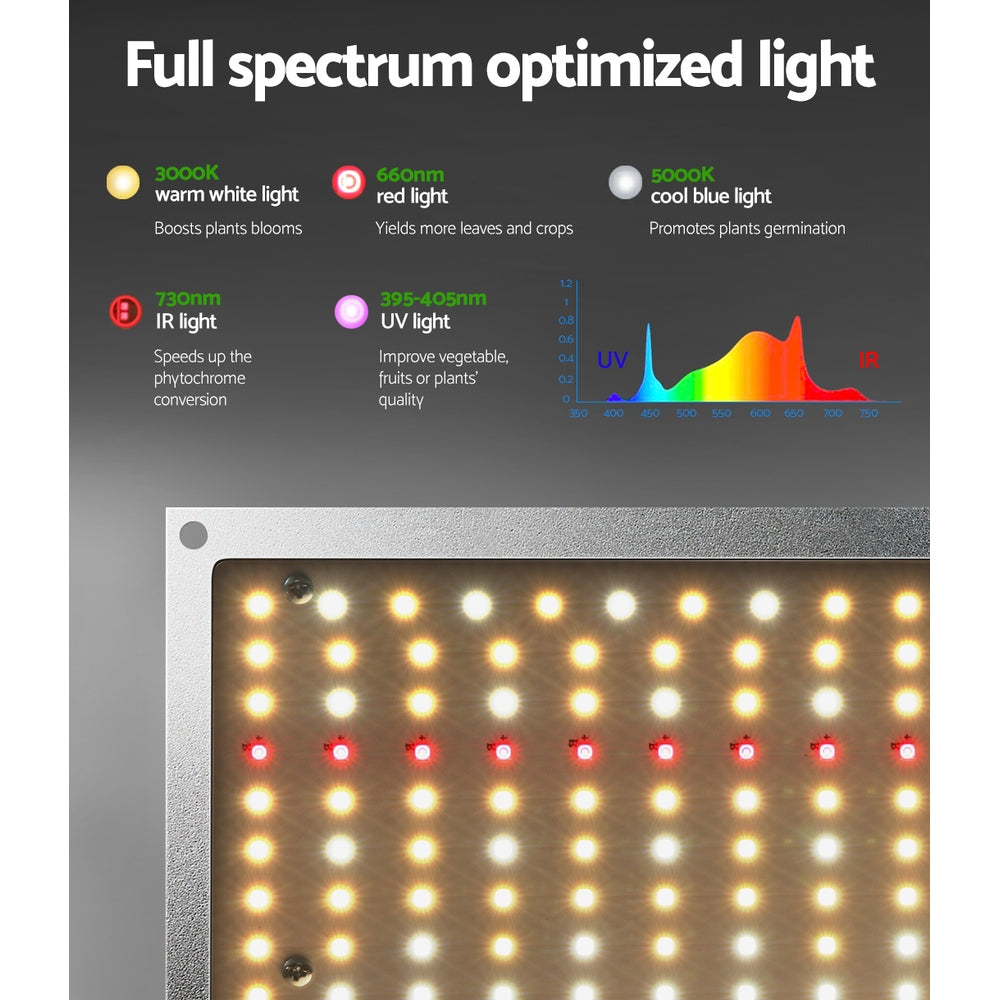 Green Fingers Max 3000W Grow Light LED Full Spectrum Indoor Plant All Stage Growth