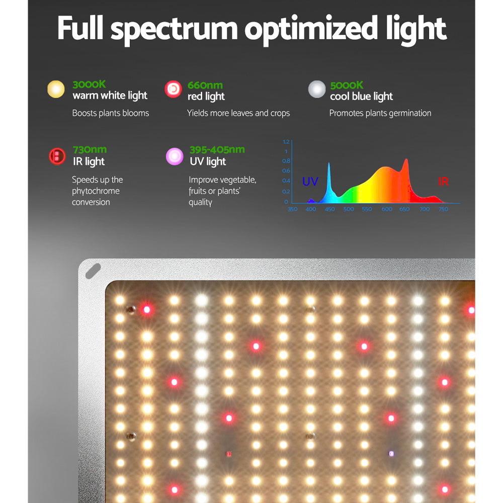 Green Fingers Max 4500W Grow Light LED Full Spectrum Indoor Plant All Stage Growth