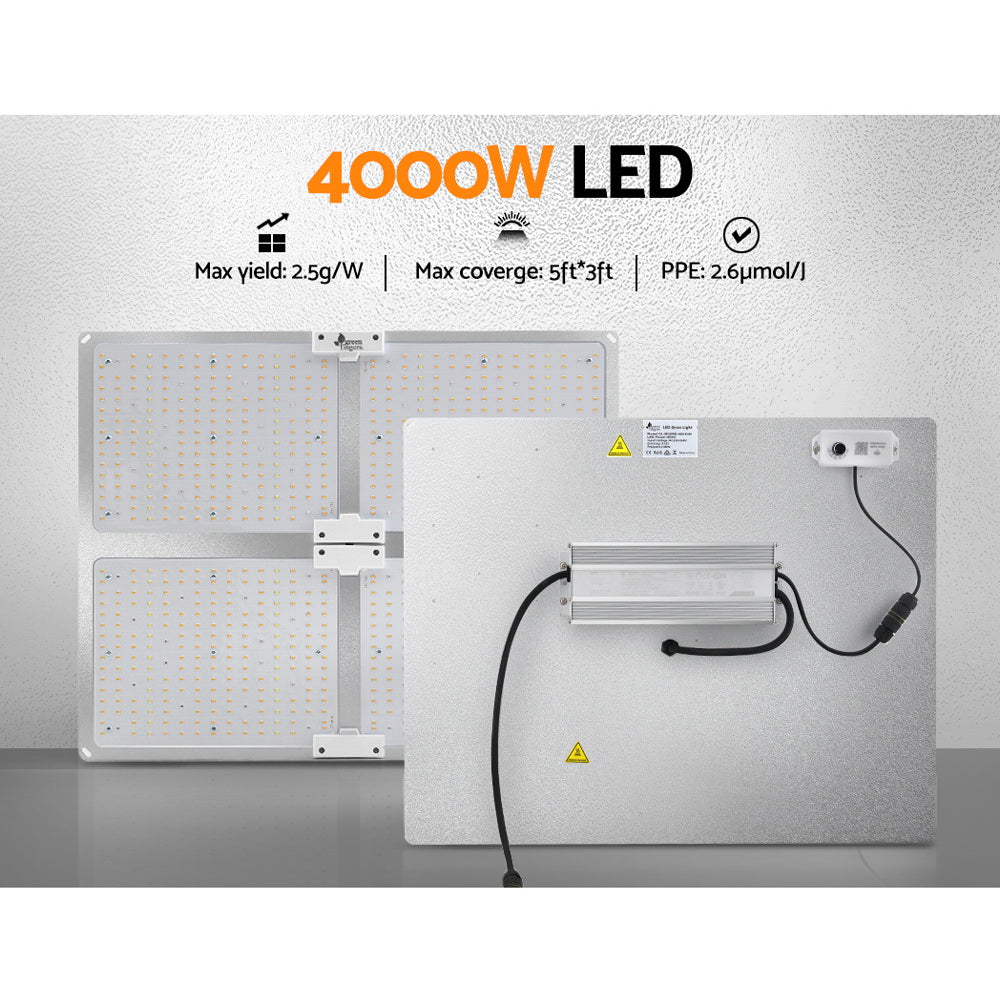 Green Fingers Max 4500W Grow Light LED Full Spectrum Indoor Plant All Stage Growth
