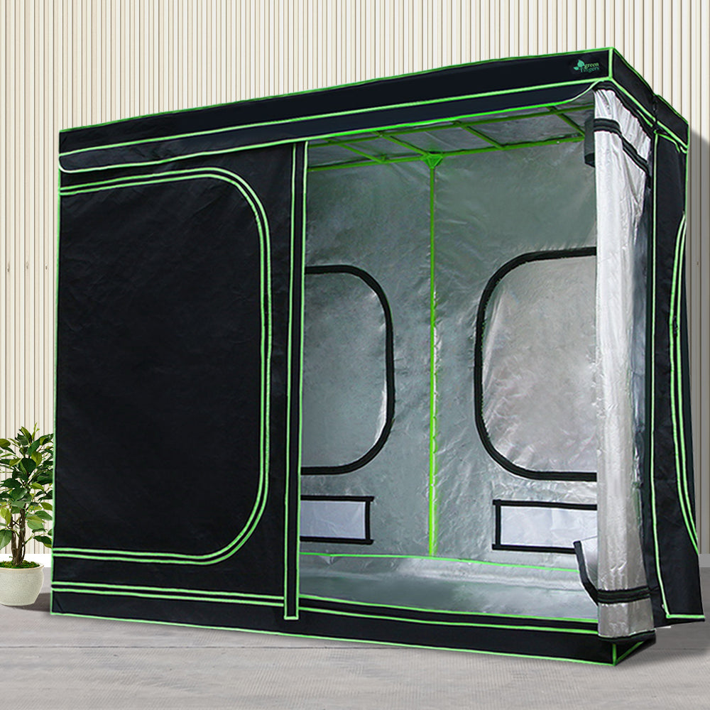 Green Fingers Grow Tent 240x120x200CM Hydroponics Kit Indoor Plant Room System