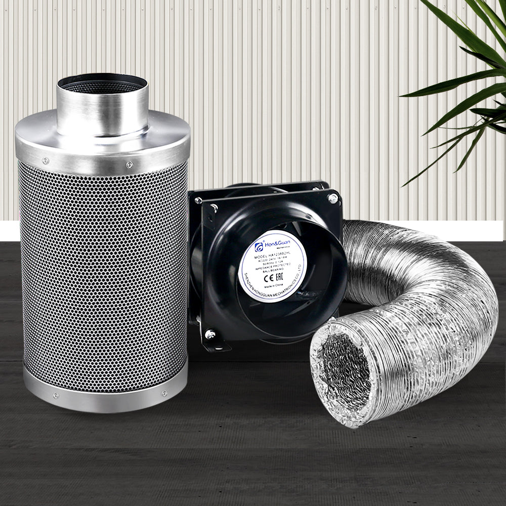 Green Fingers 6"Ventilation Kit Fan Hydroponics Grow Tent Kit Carbon Filter Duct,Green Fingers 6"Ventilation Kit Fan Hydroponics Grow Tent Kit Carbon Filter Duct