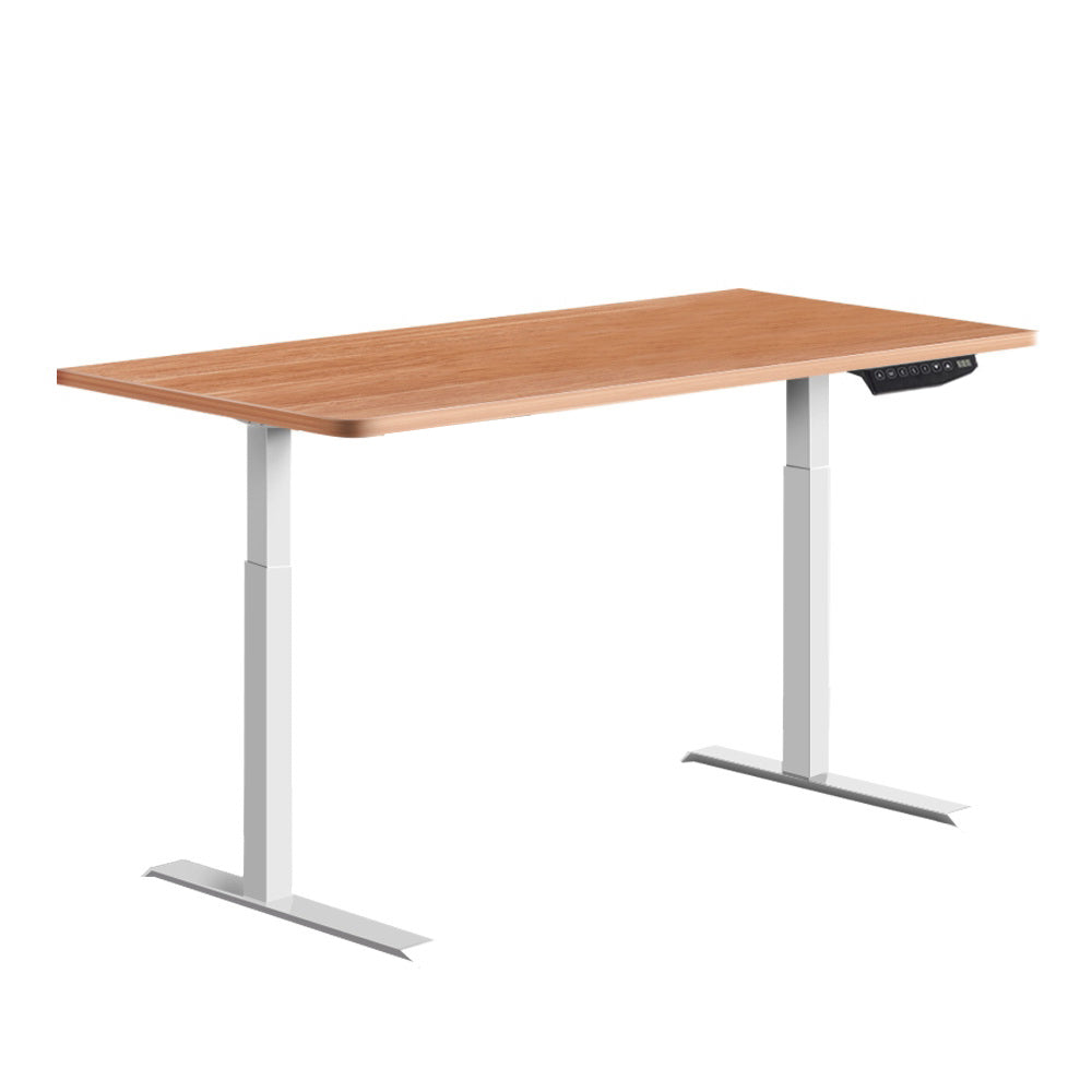 Artiss Standing Desk Sit Stand Riser Motorised Electric Computer Laptop Table Home Office Dual Motor 120cm