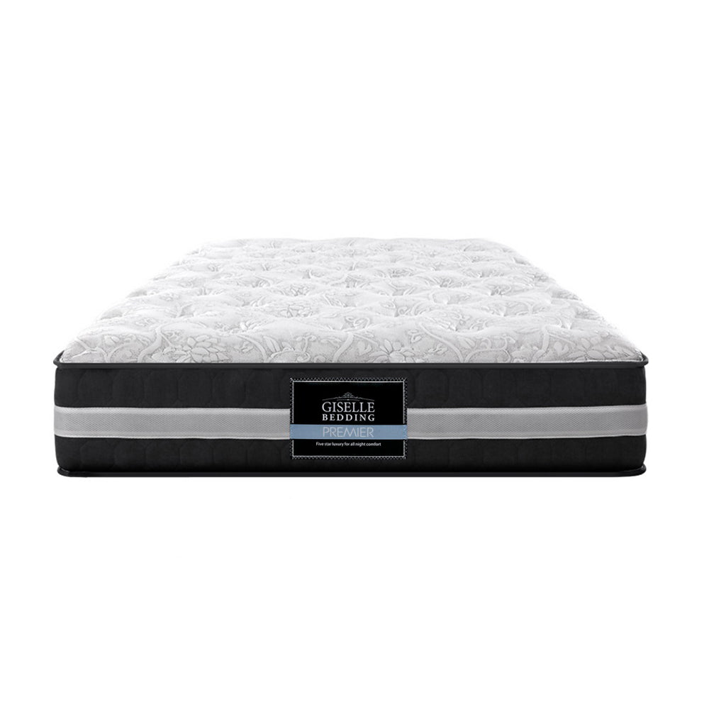 Giselle Bedding Lotus Tight Top Pocket Spring Mattress 30cm Thick Single