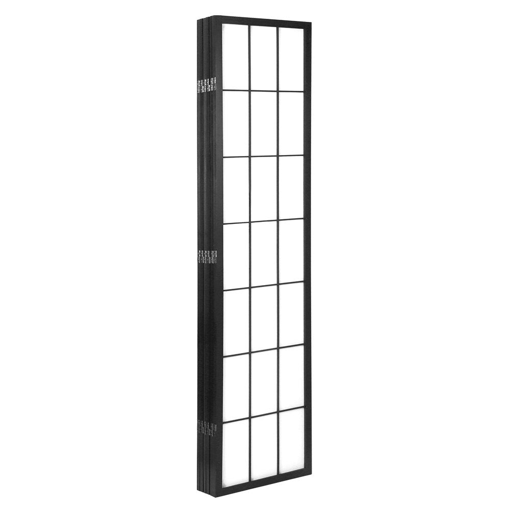 Artiss 6 Panel Room Divider Screen Privacy Dividers Pine Wood Stand Black White