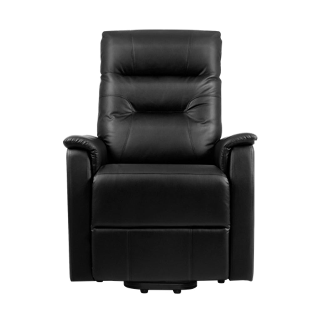 Artiss Lift Recliner Chair Sofa Single Comfortable Black Leather Armchair