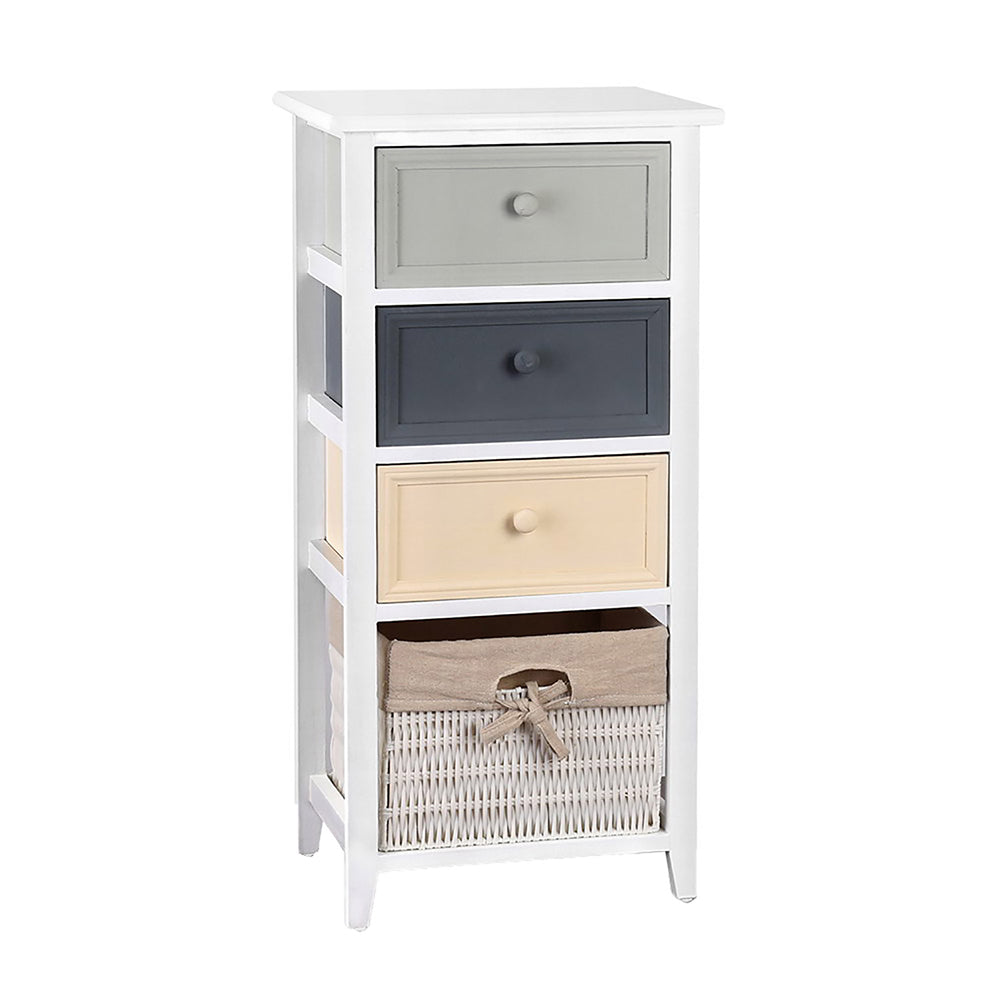 Artiss Chest of Drawers Bedside Table Side Table Storage Cabinet White