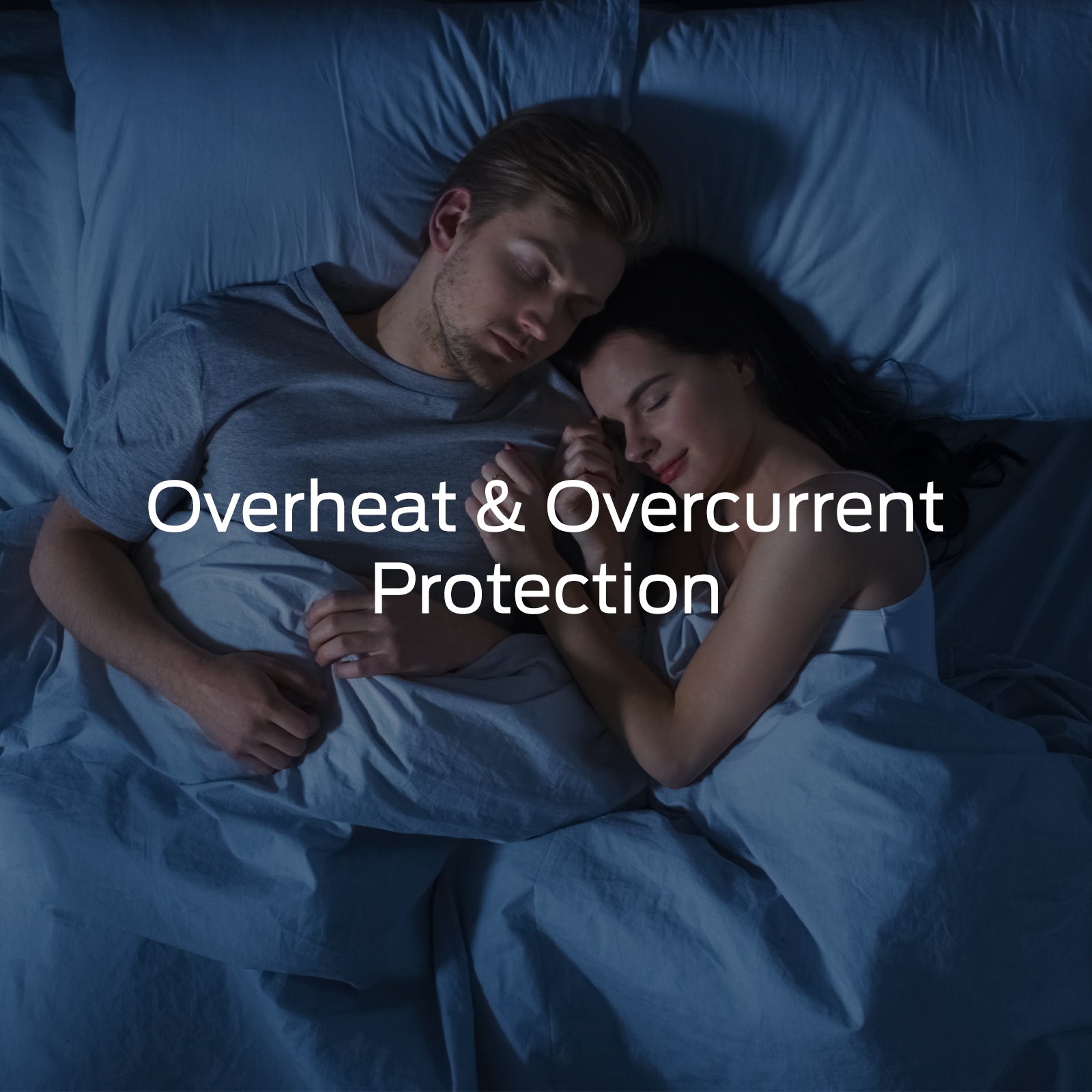 Royal Comfort Fleece Top Electric Blanket Fitted Heated Winter Underlay - Queen - White