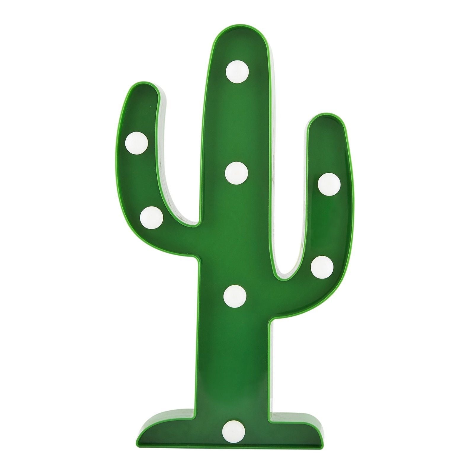 Milano Night Lights Novelty LED Lamp Friday Weekend House Party Decor Bedside - Cactus