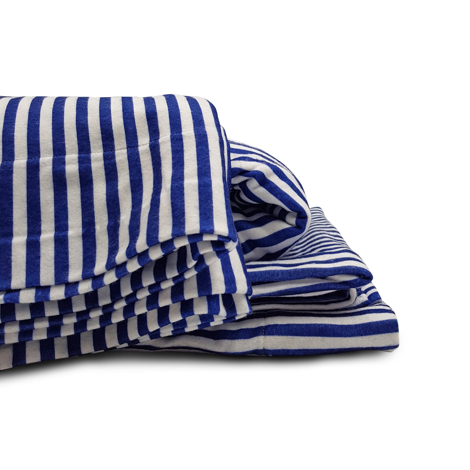 Park Avenue 175GSM Egyptian Cotton Flannelette Queen Sheet Set - Indigo