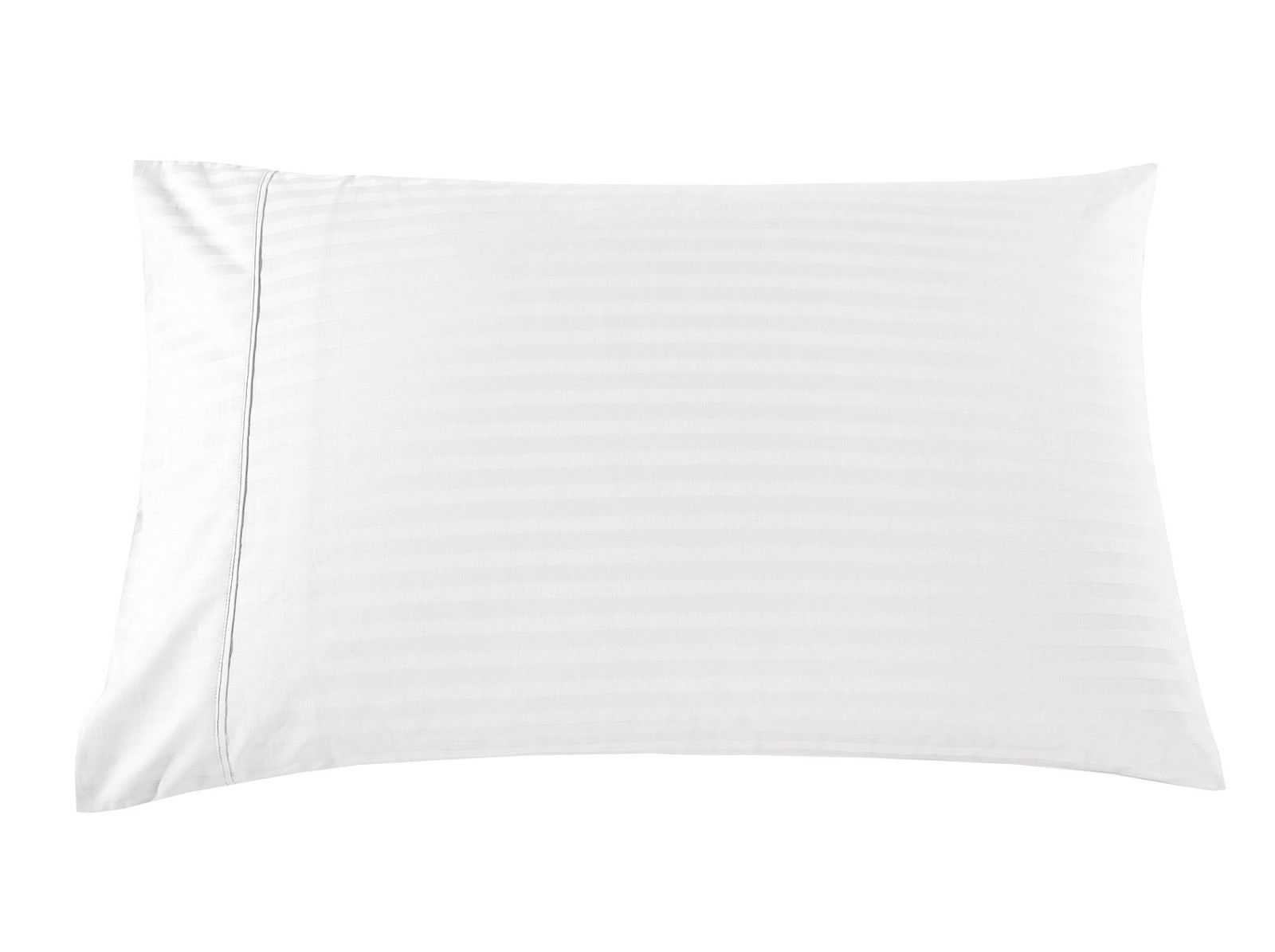 Kensington 1200 Thread Count 100% Egyptian Cotton Sheet Set Stripe Hotel Grade - Single - White