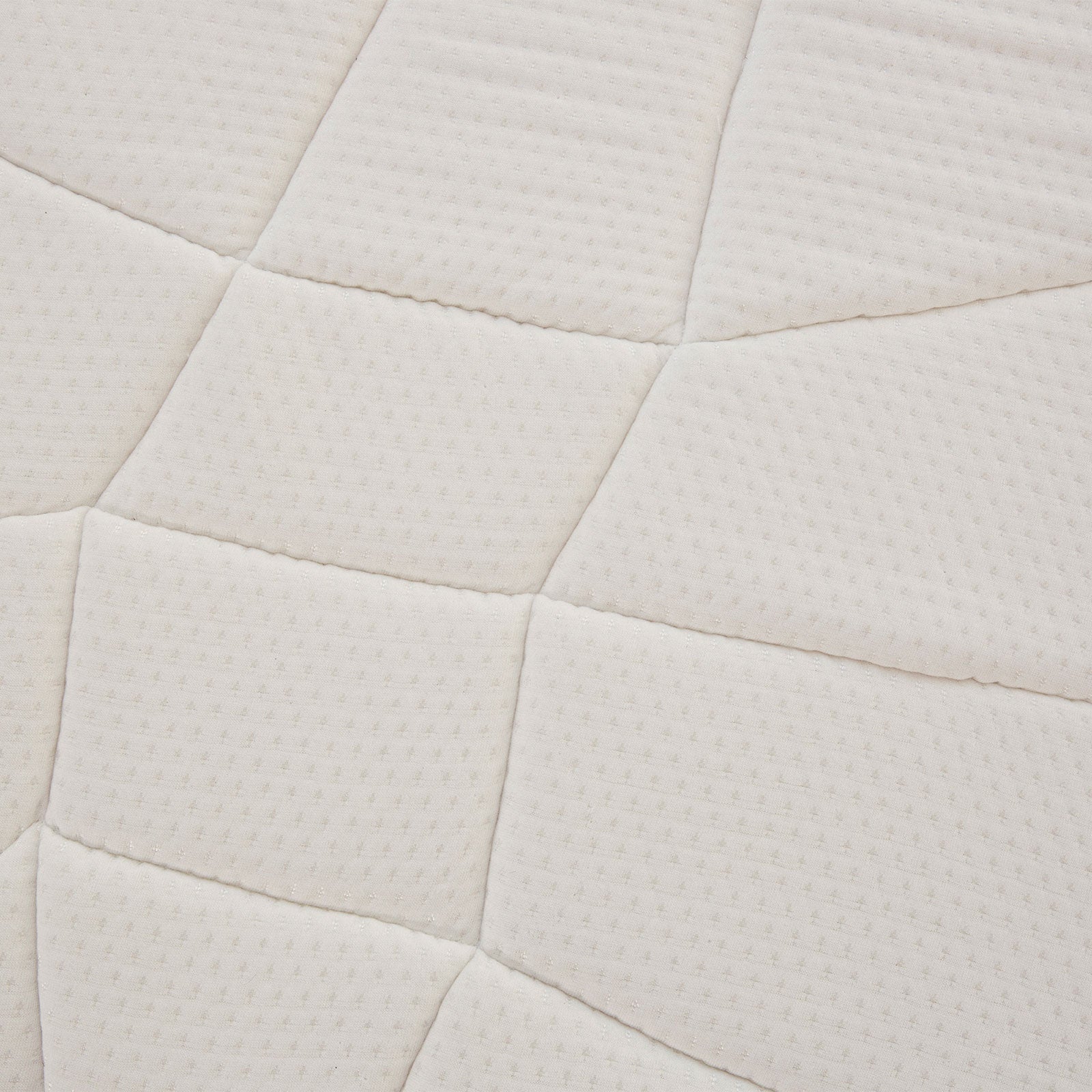 Sleepy Panda Mattress 5 Zone Pocket Spring EuroTop Medium Firm 30cm Thickness - Double - White  Grey  Blue