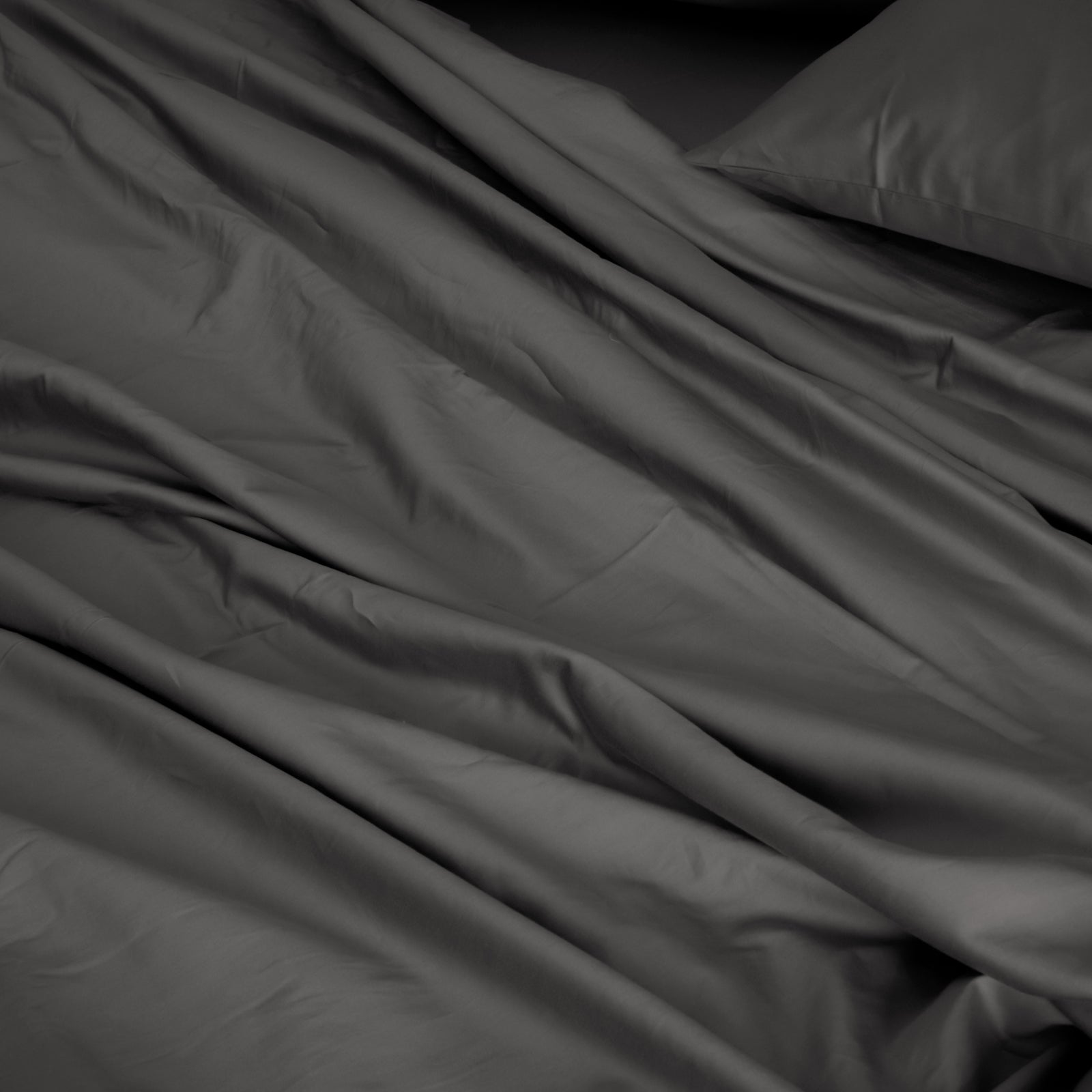 Royal Comfort 1000TC Hotel Grade Bamboo Cotton Sheets Pillowcases Set Ultrasoft - Double - Pewter