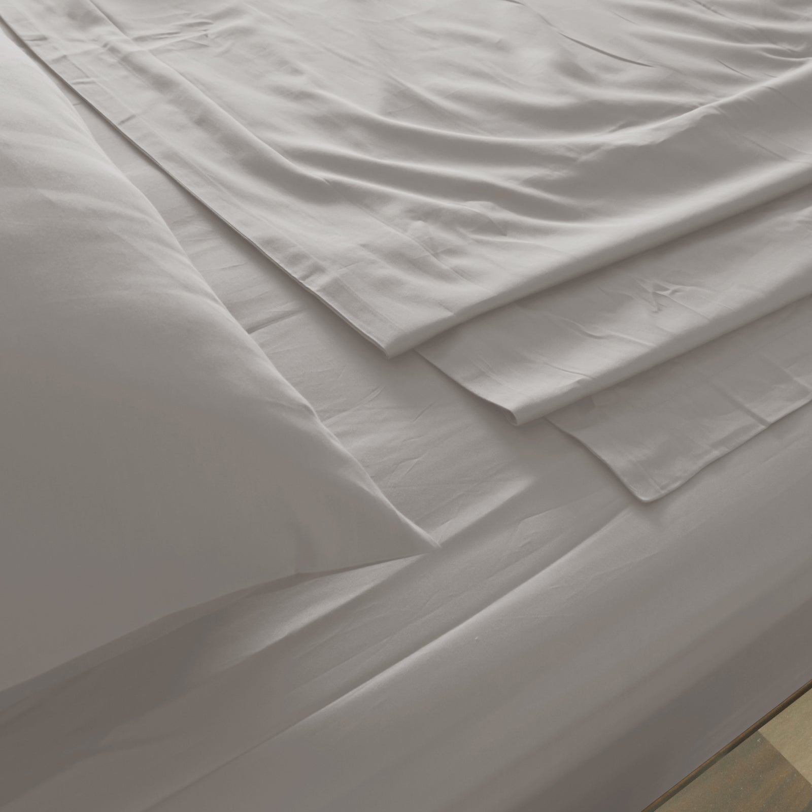 Royal Comfort 1000TC Hotel Grade Bamboo Cotton Sheets Pillowcases Set Ultrasoft - Double - Dove