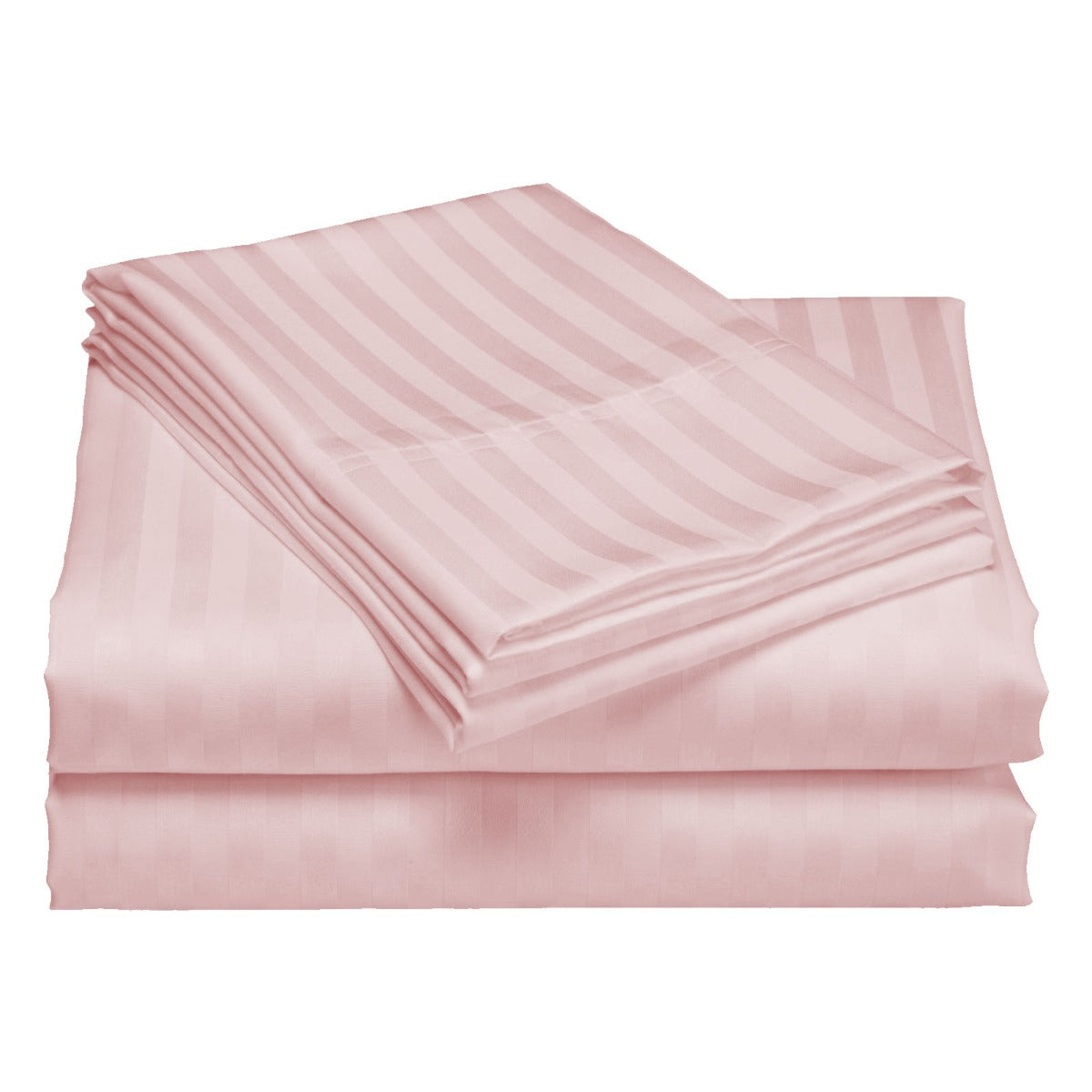 Royal Comfort 1200TC Quilt Cover Set Damask Cotton Blend Luxury Sateen Bedding - Queen - Blush