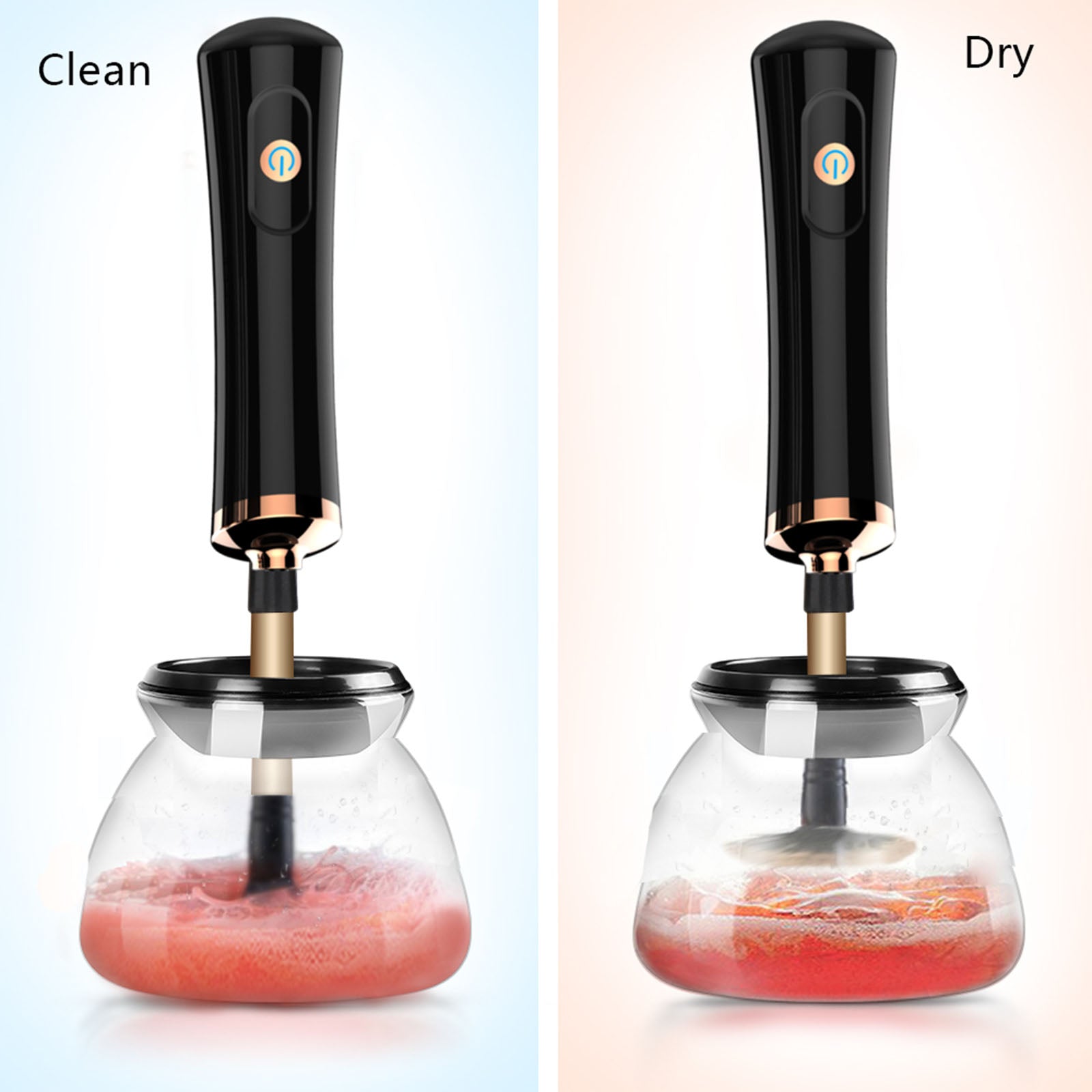 Paris Glam Makeup Brush Cleaner Electric Make-up Brush Cosmetic Cleanser & Dryer