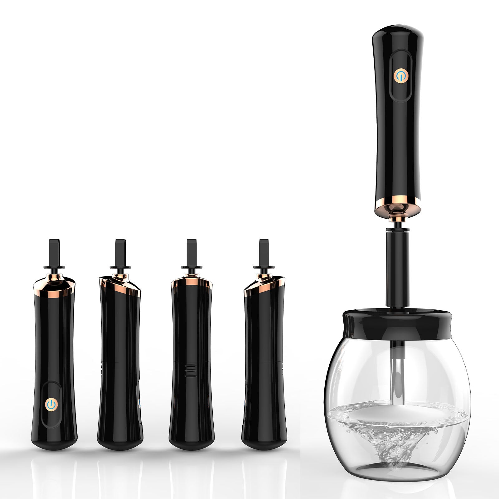 Paris Glam Makeup Brush Cleaner Electric Make-up Brush Cosmetic Cleanser & Dryer