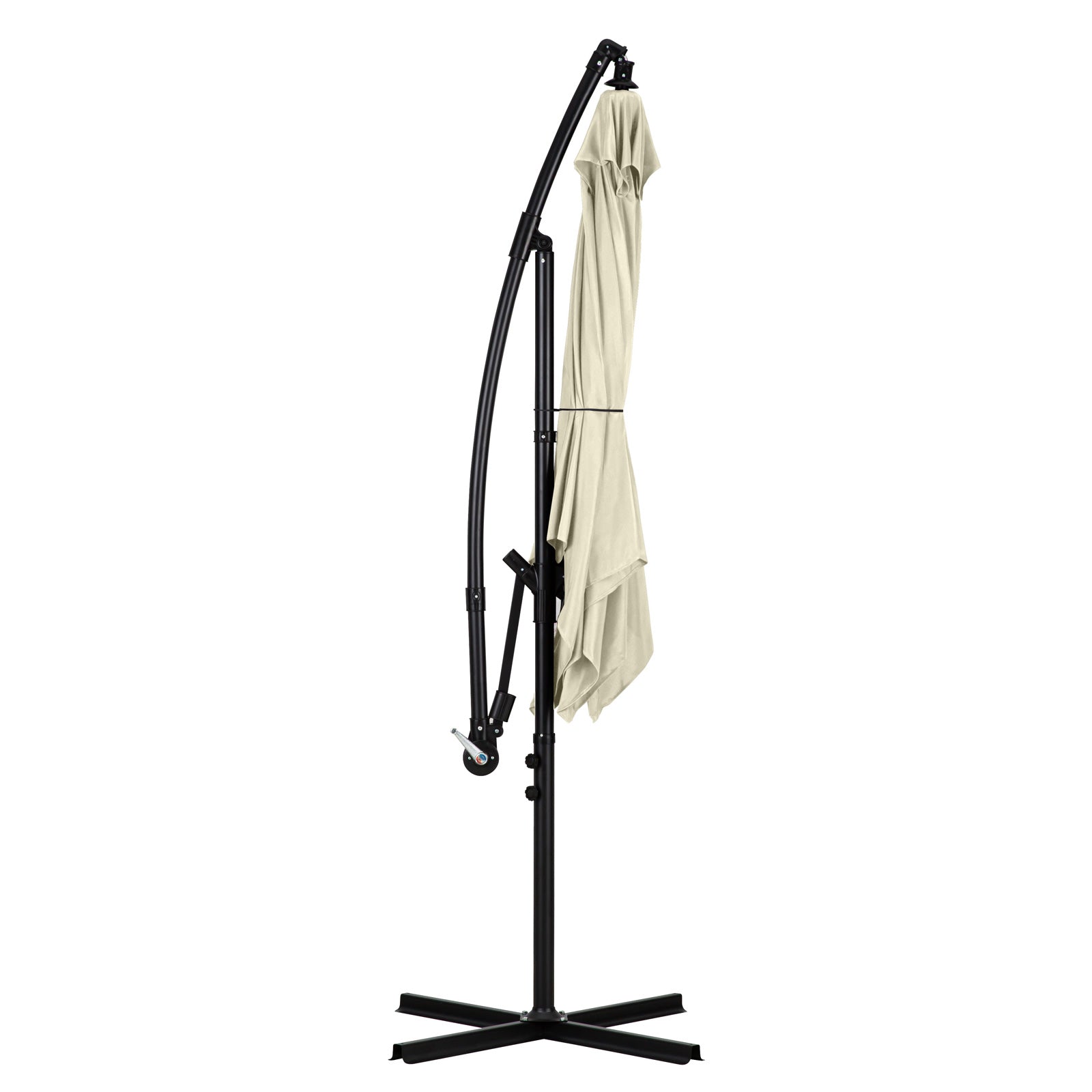 Milano 2.2M Outdoor Umbrella Cantilever Garden Deck Patio Shade Water-Resistant - Beige