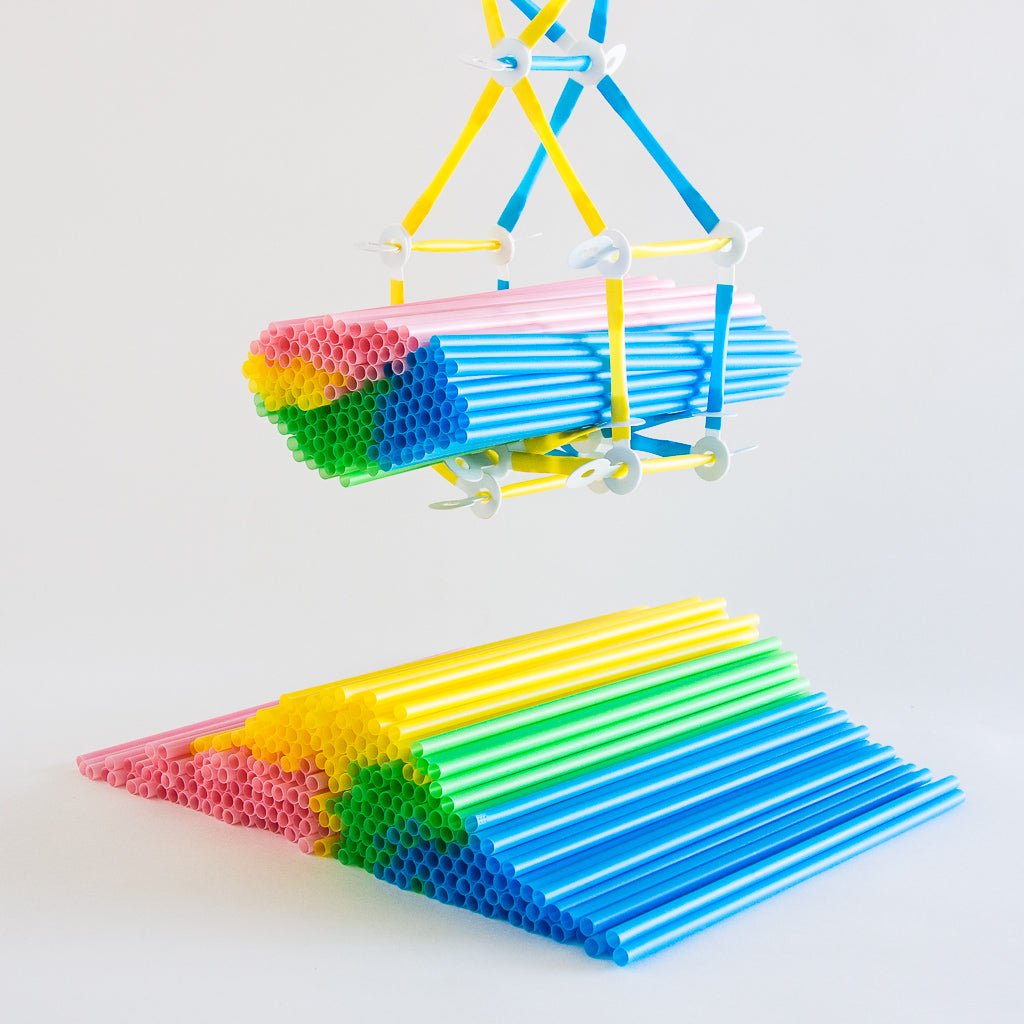 STRAWBEES Strawbees Construction Pipes  - White