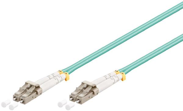 Shintaro Fibre Patch Cable Multimode LC to LC OM3 Aqua 10m