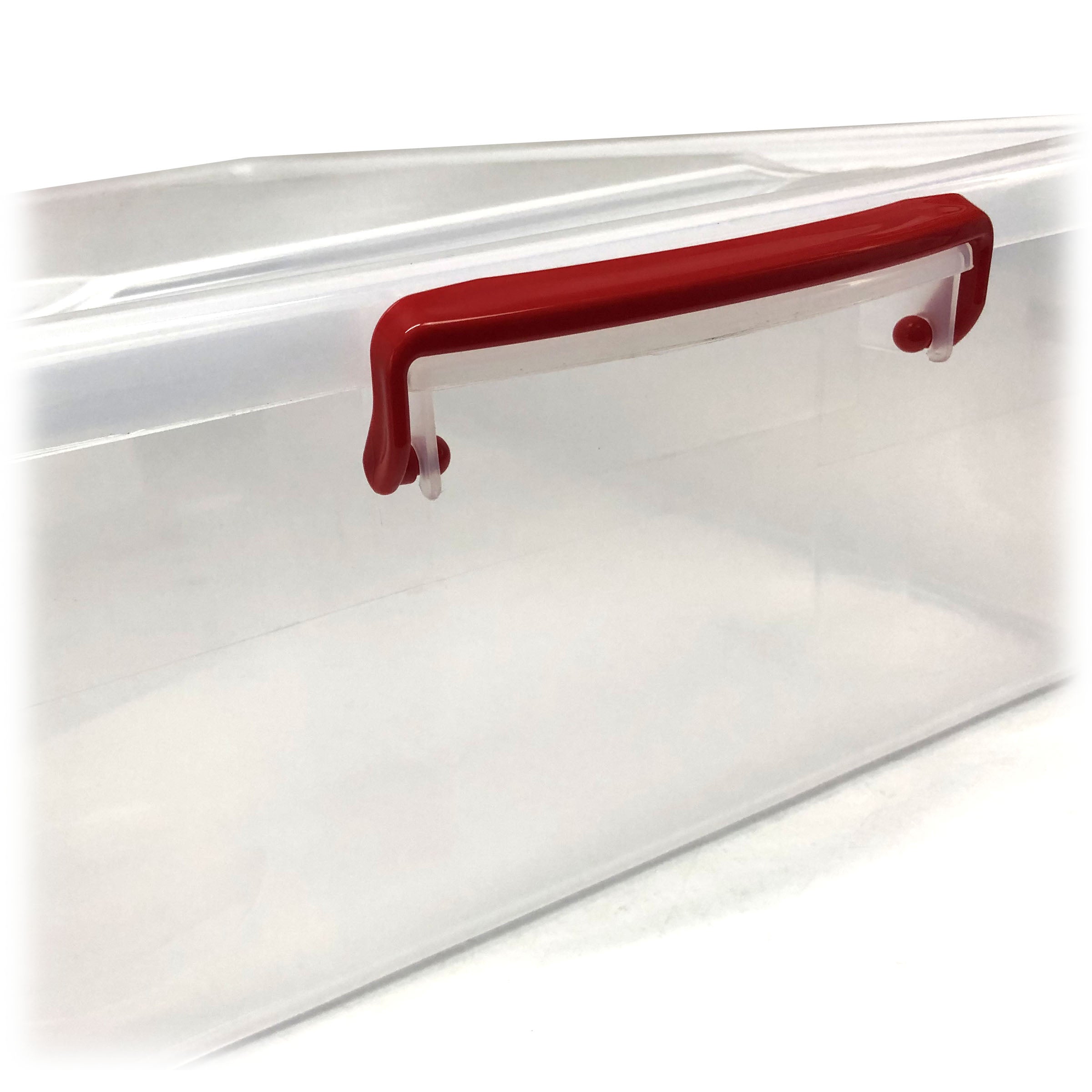 3x 35L Australian Made Premium Underbed Plastic Storage Tub Under Bed Box Large