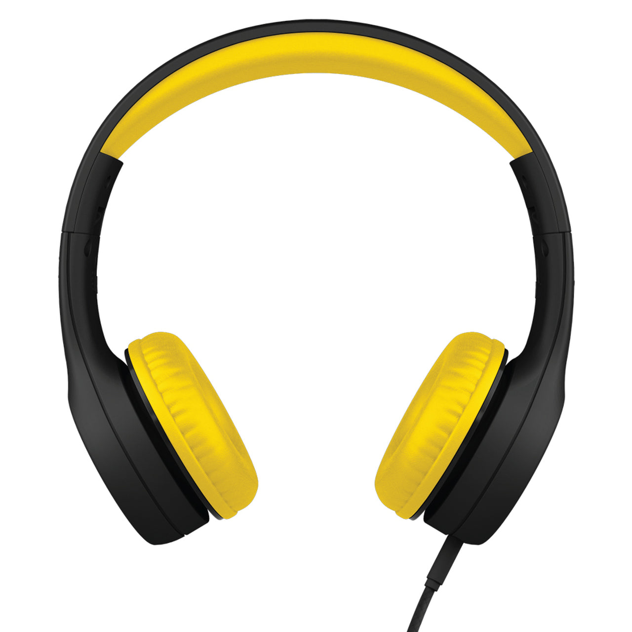 LilGadgets Connect + Childrens Kids Wired Headphones Black Yellow