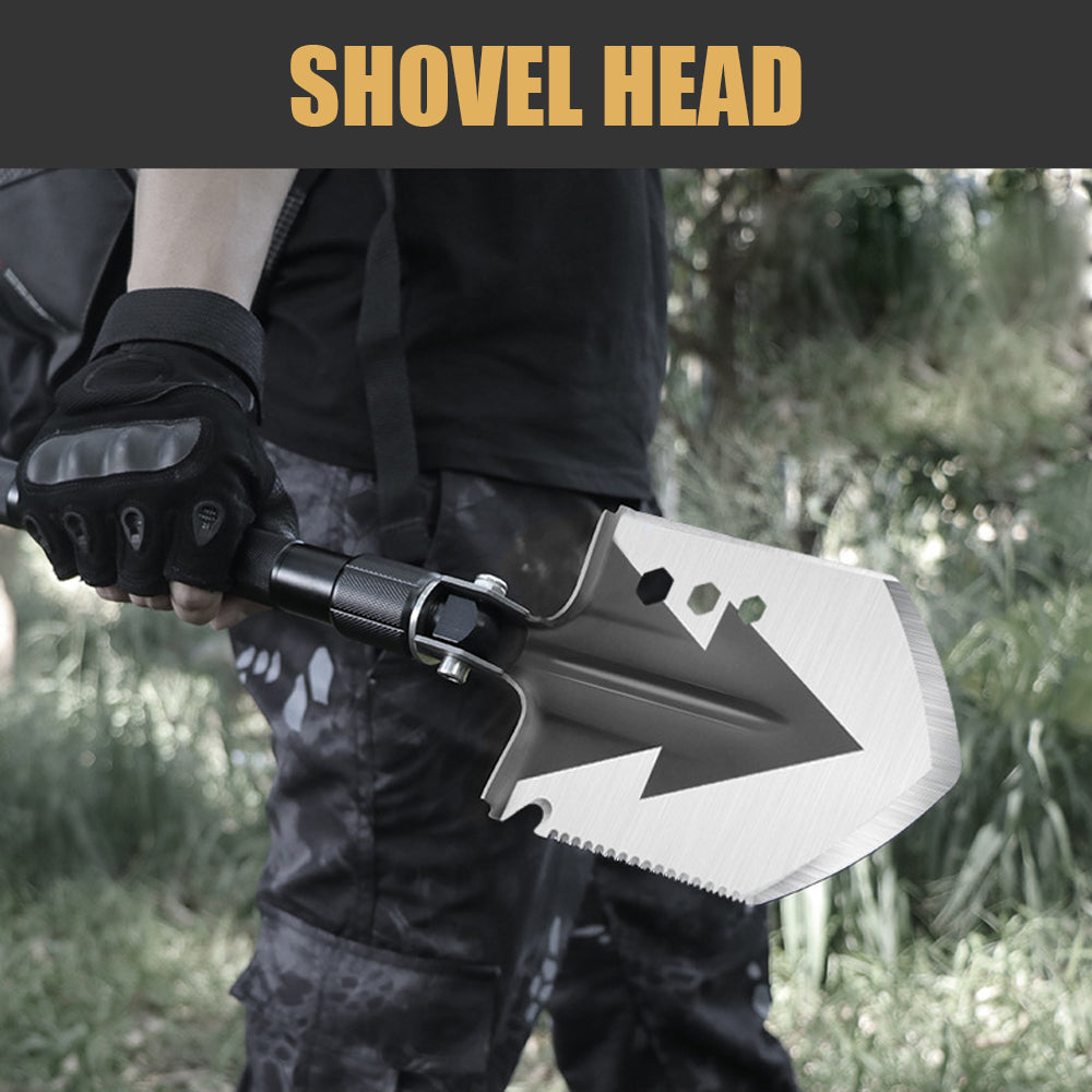 Multifunction Tactical Shovel Folding Camping Survival Emergency Tools Military