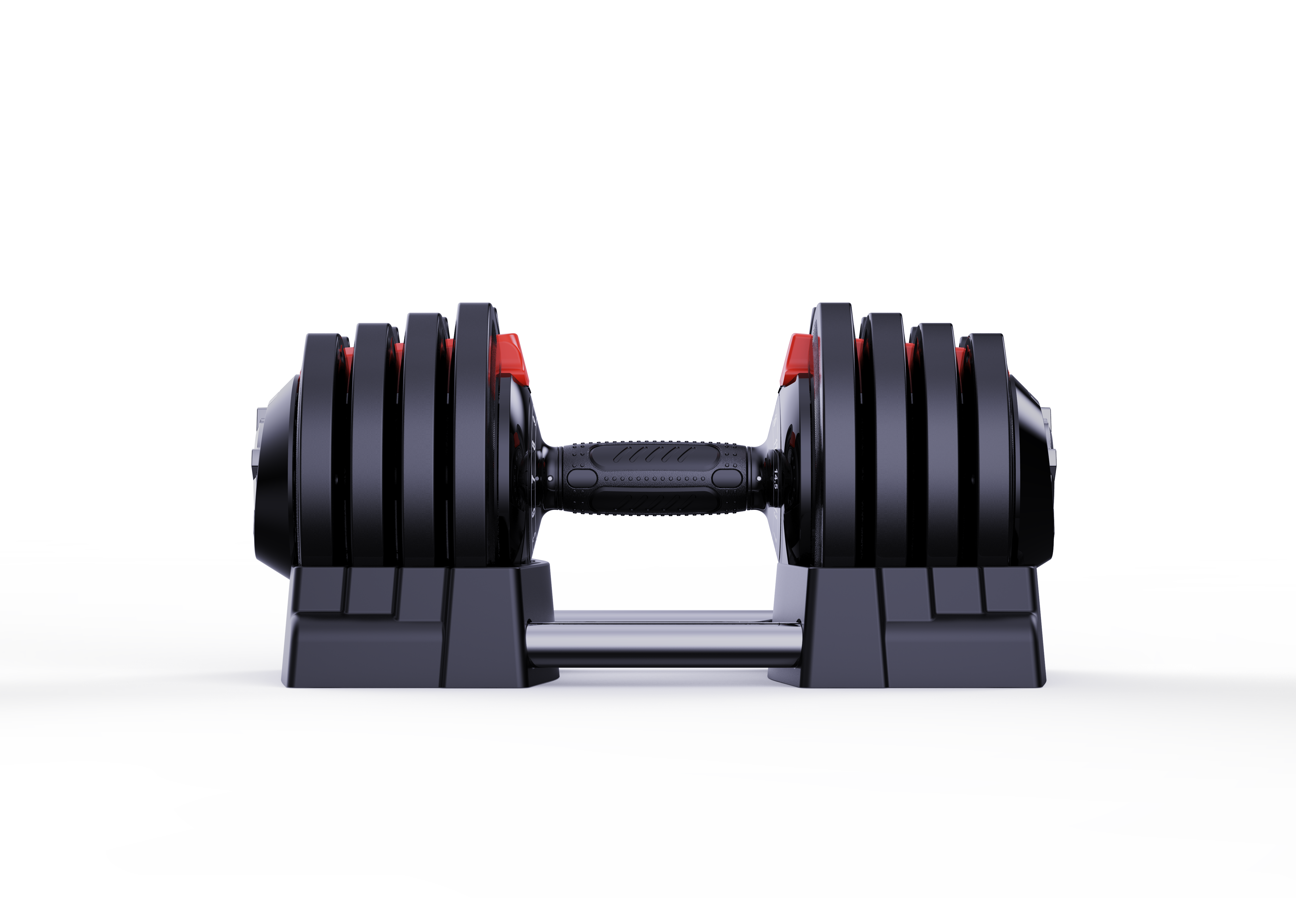 Sardine Sport 3-In-1 Multi-Functional Adjustable Dumbbell With Twist-Lock, All-In-One With Dumbbell-Barbell-Kettlebell, 1.5KG To 18KG, 3LB To 40LB - Pair