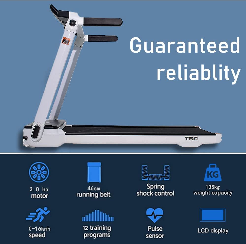 Sardine Sport T60 Pro Luxury Foldable Treadmill Android Home Gym Cardio Running Machine