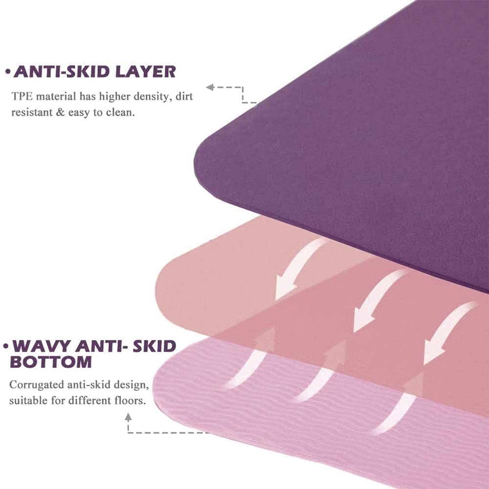 sardine-sport-tpe-yoga-mat-exercise-workout-mats-fitness-mat-for-home-workout-home-gym-extra-thick-large
Violet & Peach Pink6mm