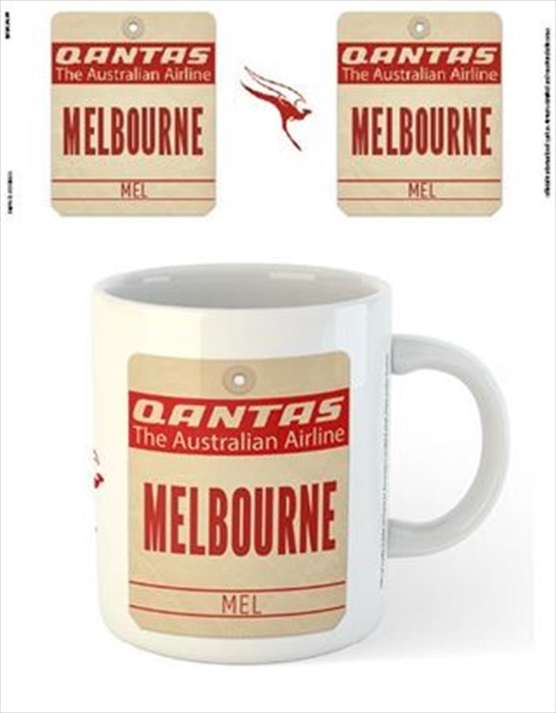 Qantas - Melbourne Destination Tag