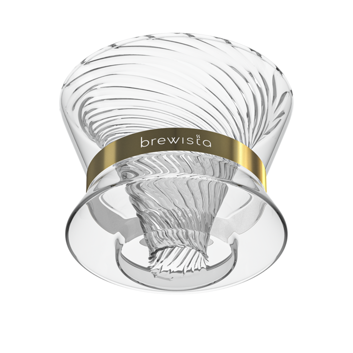 Brewista Tornado Duo Double Wall Glass Coffee Dripper Pour Over Coffee Filter BV4058TDG