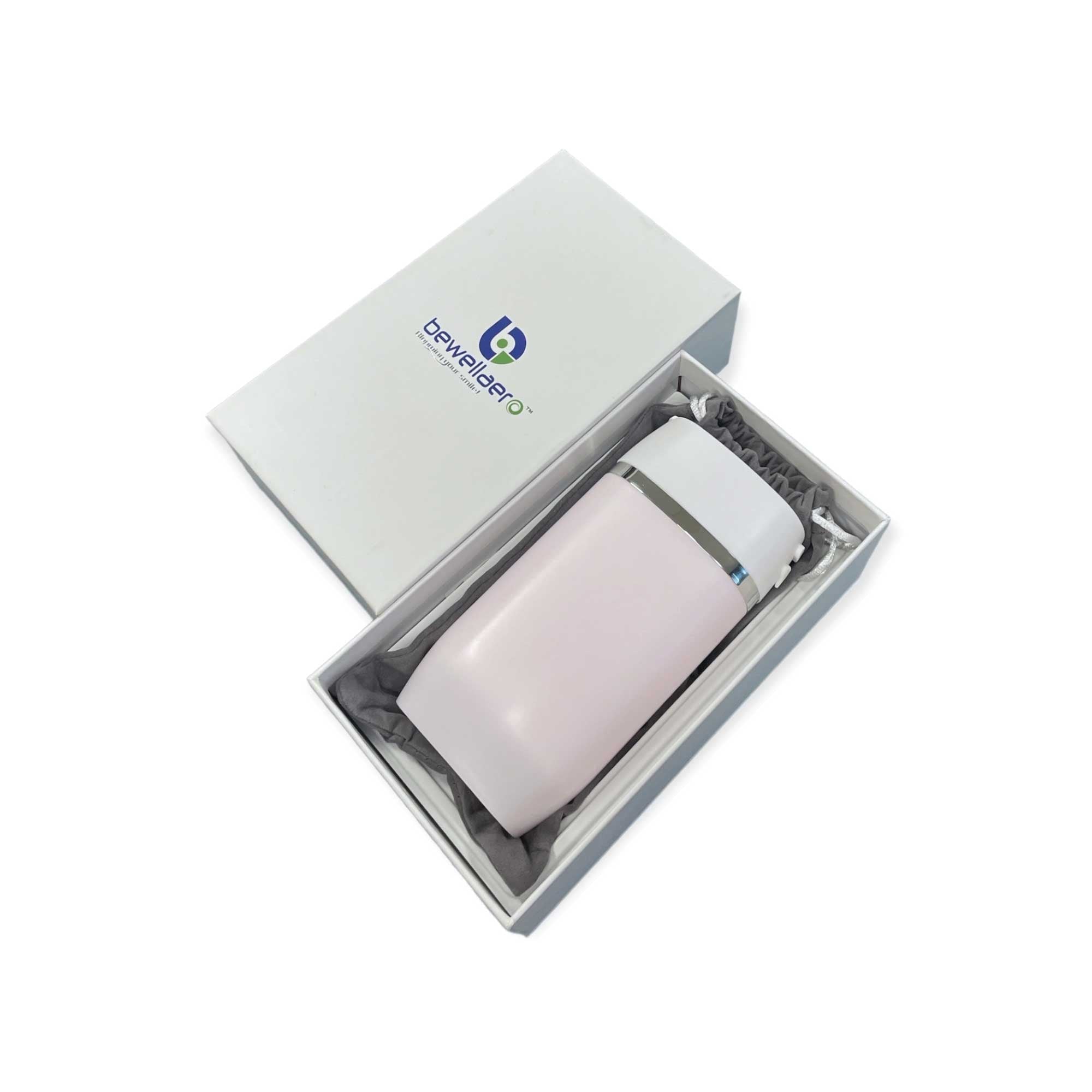 Teeth Water Flosser Cordless Portable Cleaner - Travel Oral Irrigator Mini White