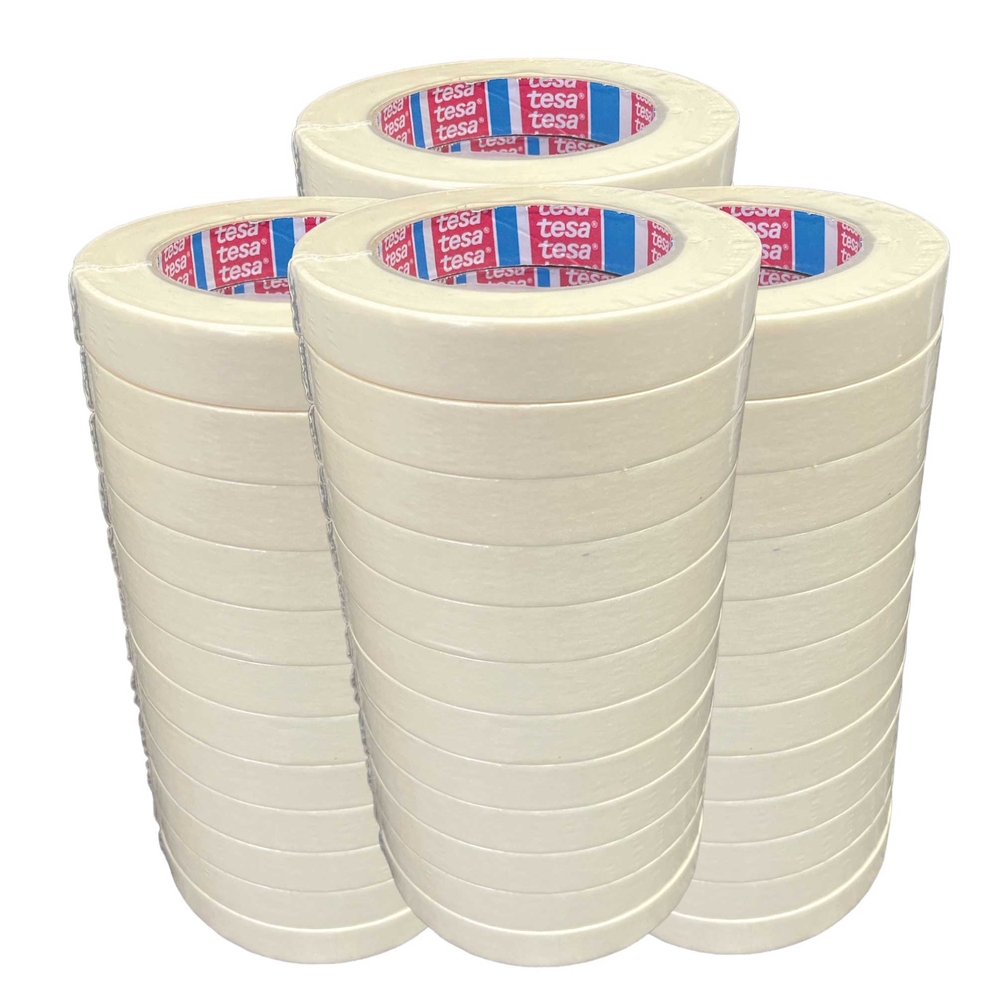 48x Tesa Masking Tape 18mmx50m - General Purpose Packaging Adhesive 53123