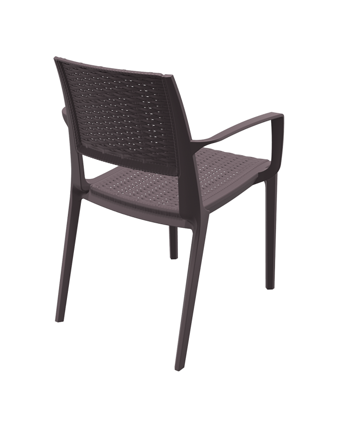 Capri Armchair - Chocolate