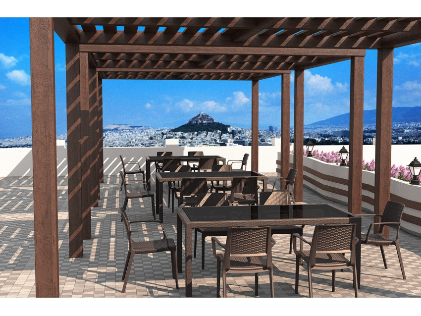 Capri Armchair - Chocolate