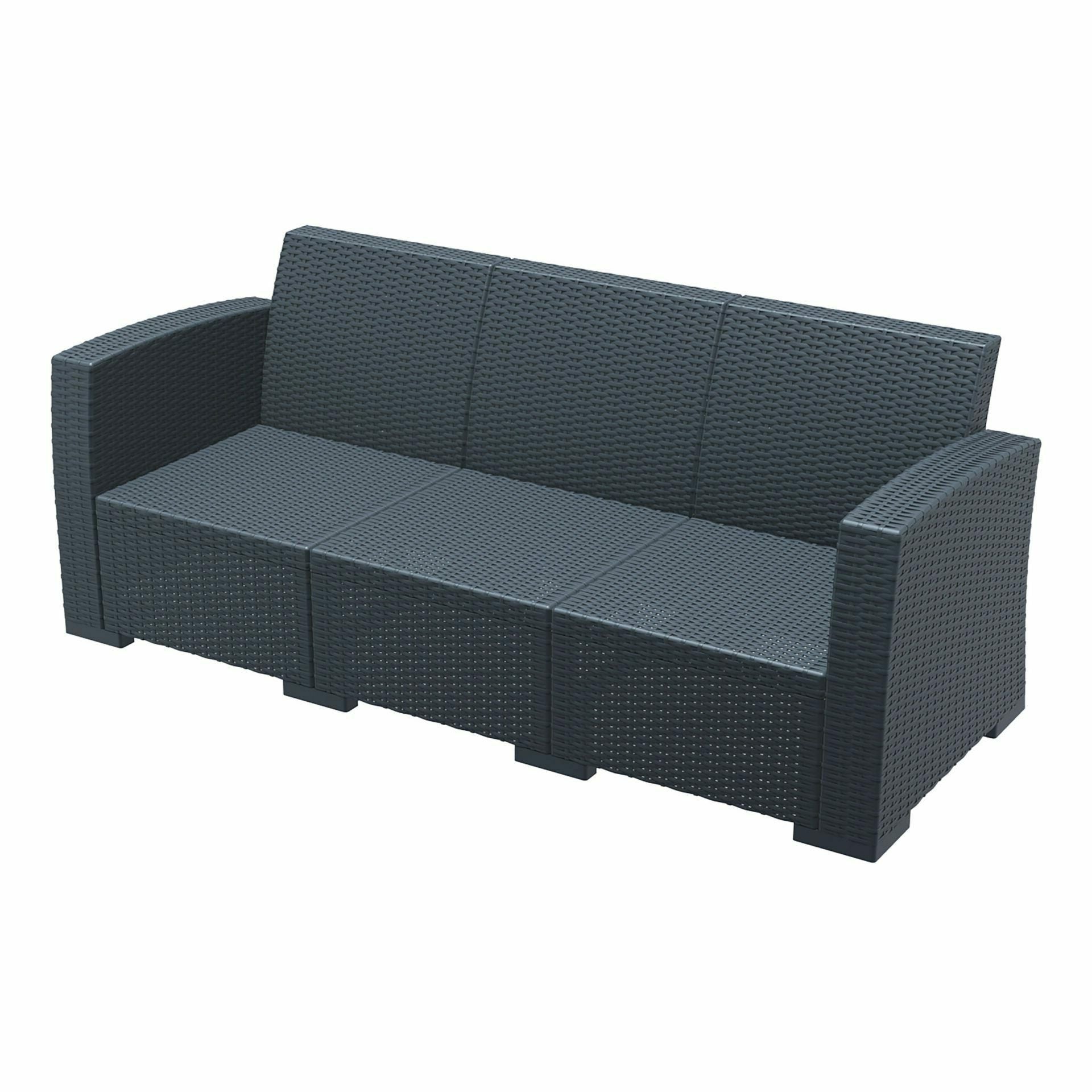 Mykonos Lounge Sofa XL - Silver Grey