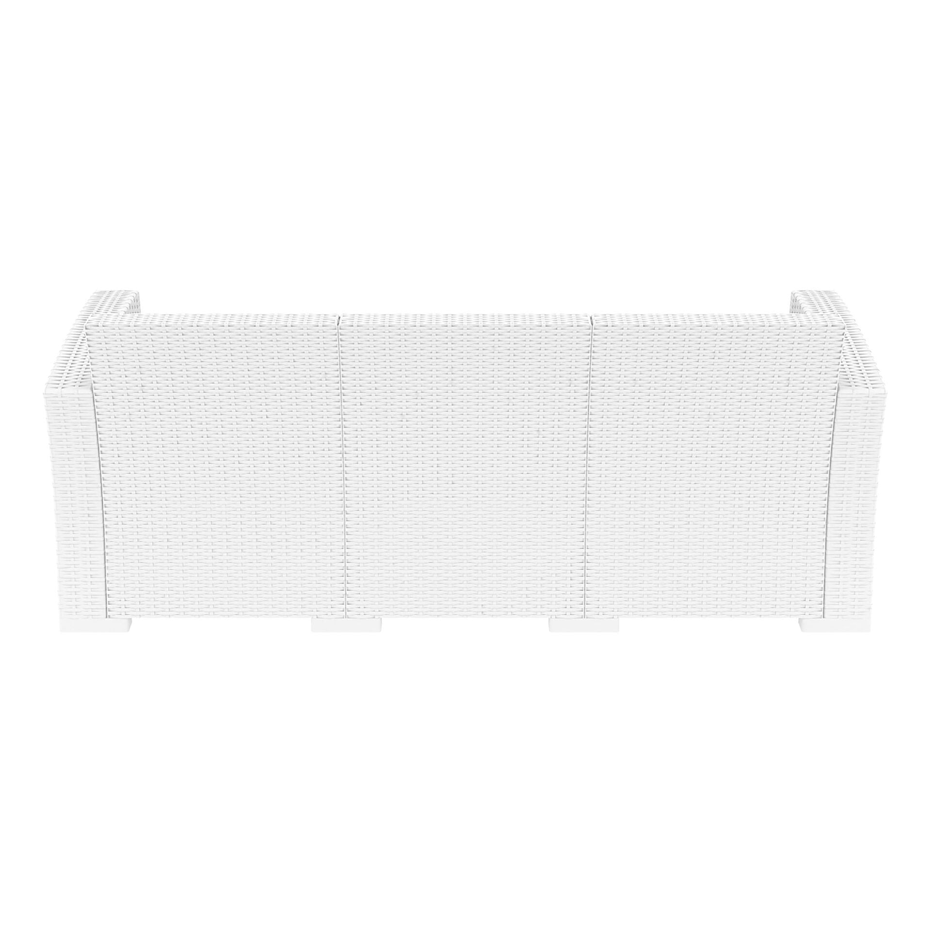 Mykonos Lounge Sofa XL - Silver Grey