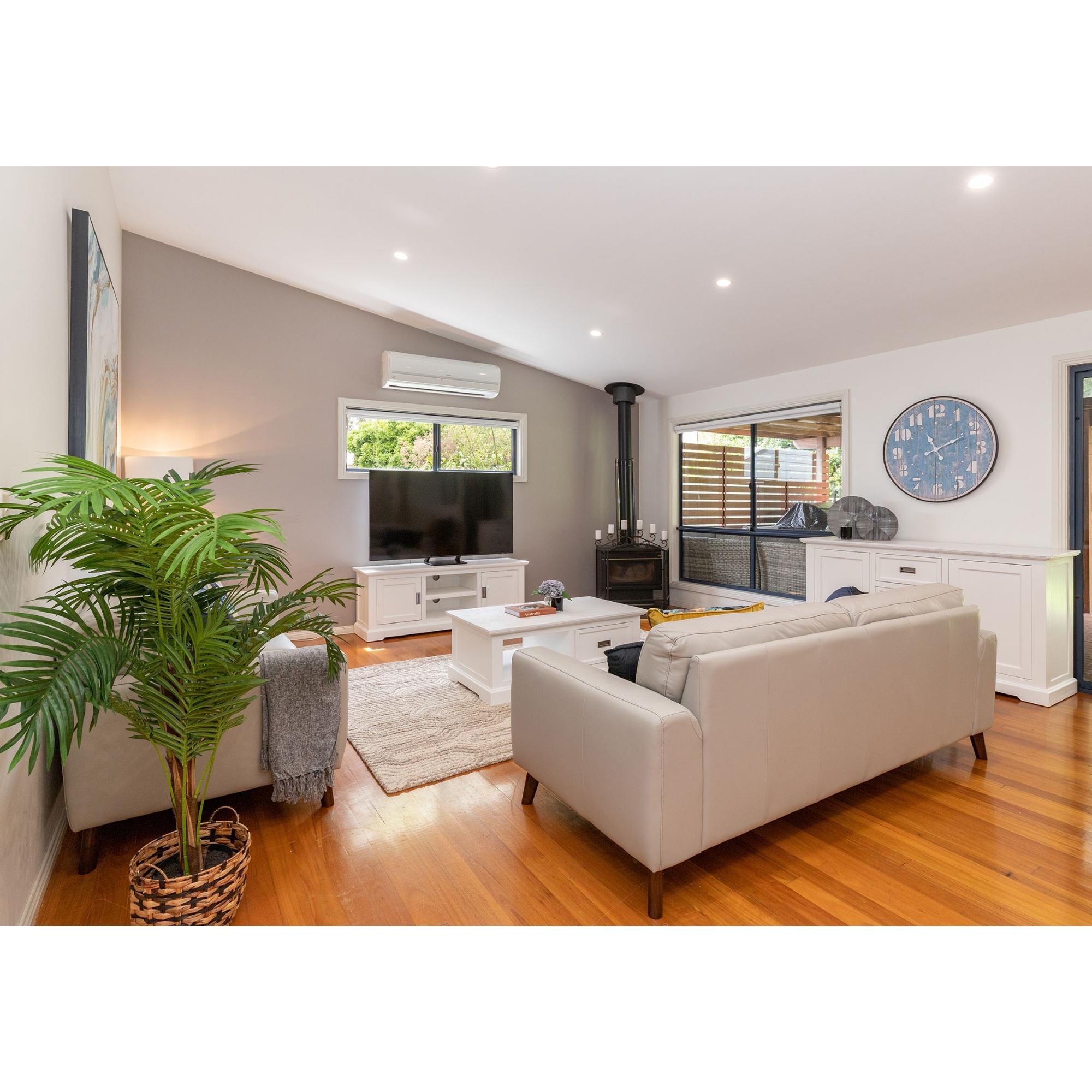 Downy  Genuine Leather Sofa 3 Seater Upholstered Lounge Couch - Silver