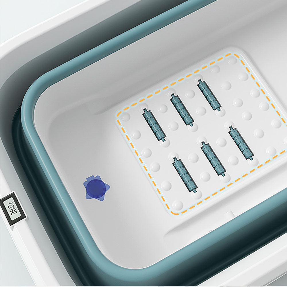 Foldable Extra Large Massage Bathtub Portable Bath Tub with Drain for adult