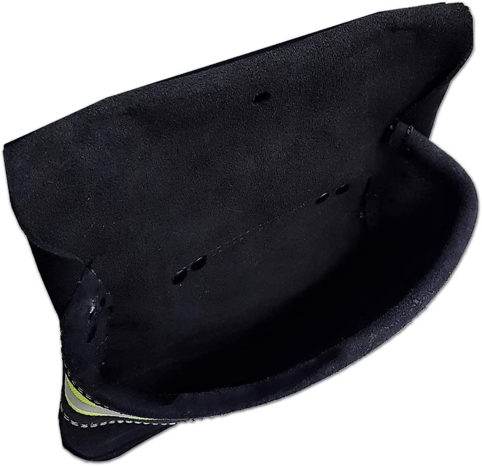 Large ( 25*22 CM ) one Pocket Fastener Pouch Tool Belt , Single Pocket Pouch in Heavy Cowhide Suede Leather