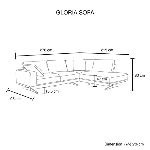 3 Seater Fabric sofa Lounge Set for Living Room Couch with Chaise