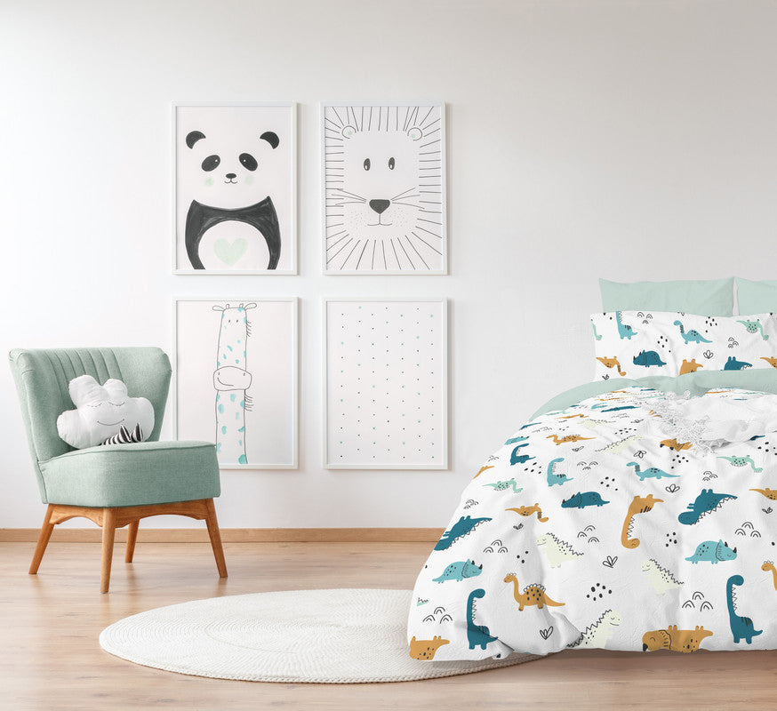 Glow Robo QUILT COVER SET - SINGLE