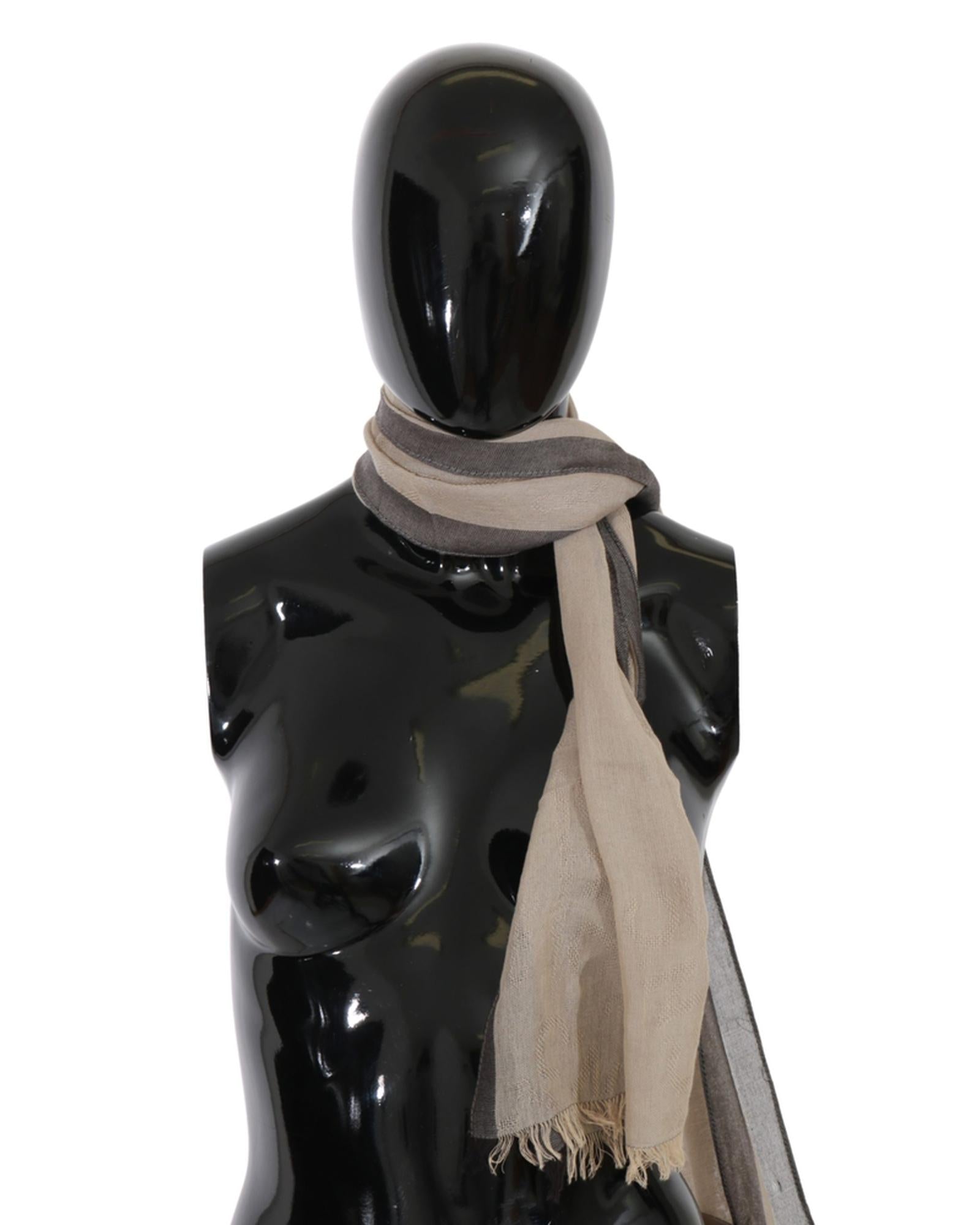 Brand New - Womens Beige Cotton Scarf One Size Women