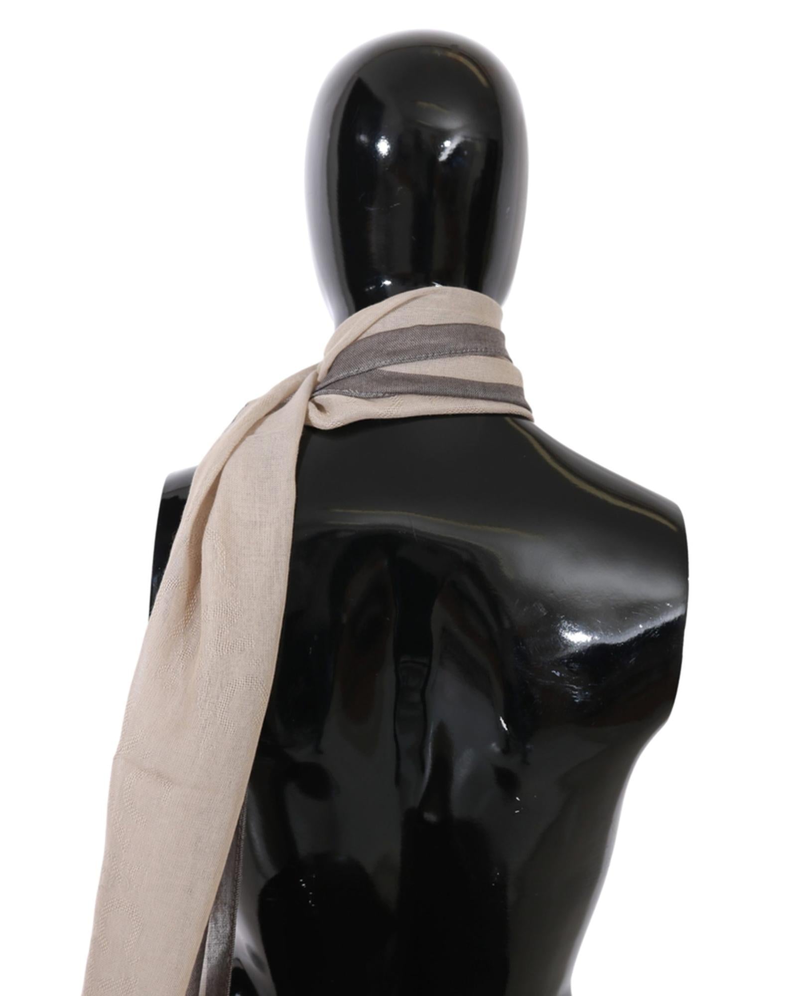 Brand New - Womens Beige Cotton Scarf One Size Women