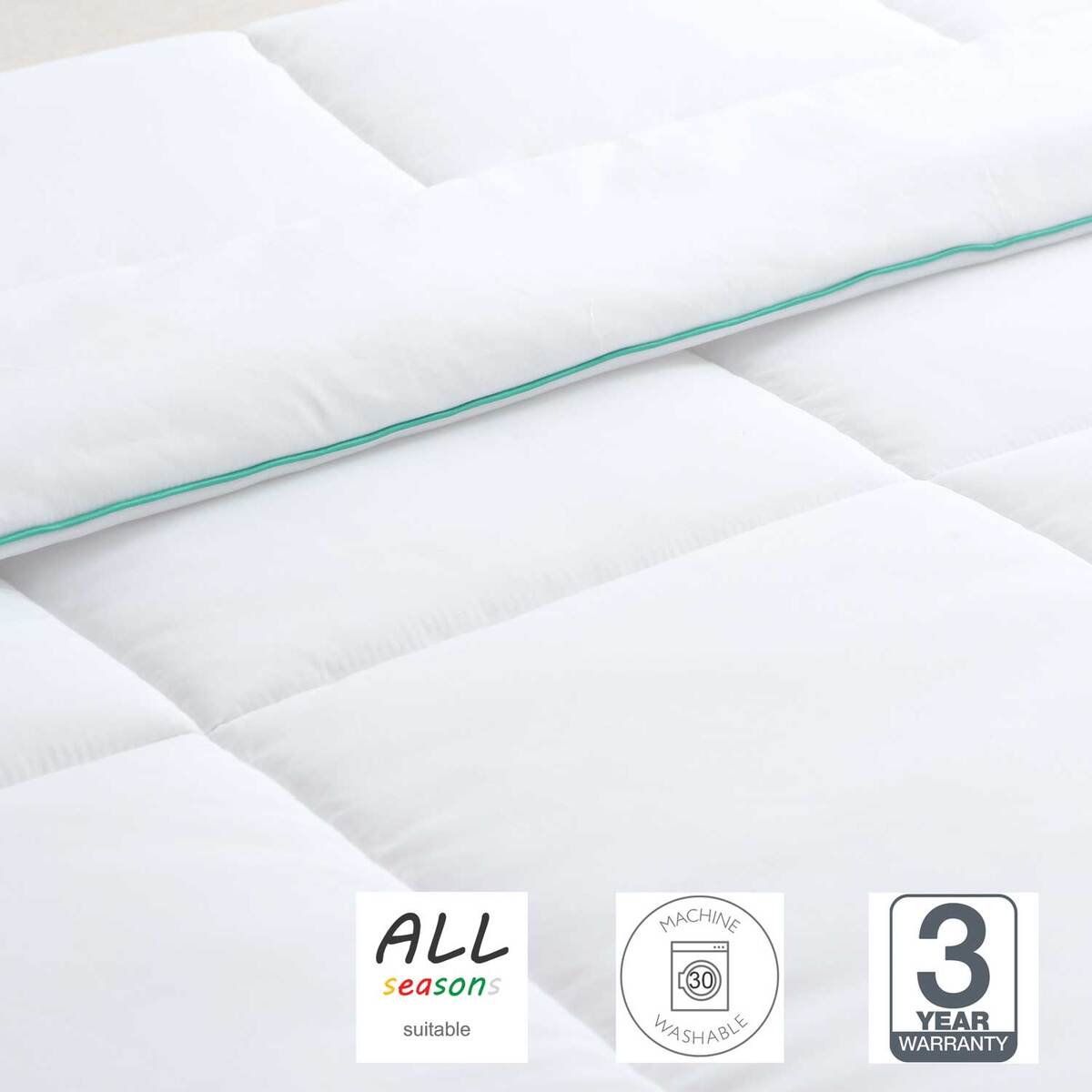 Luxton Super King Size Bamboo Soft All Seasons Quilt