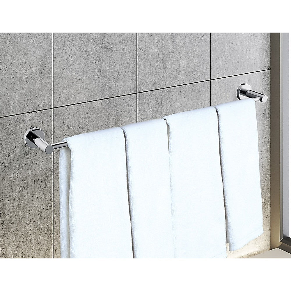 Classic Chrome Towel Bar Rail Bathroom